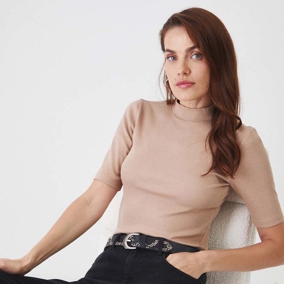 Mockneck blouse - Picture 1 of 4